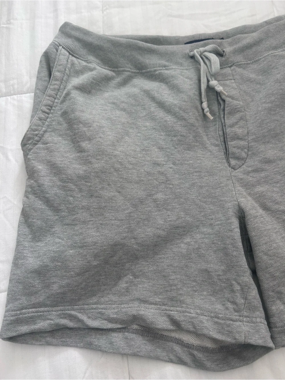 Vintage Y2K Great Condition Mens Grey Cotton Nautica Shorts SzL
